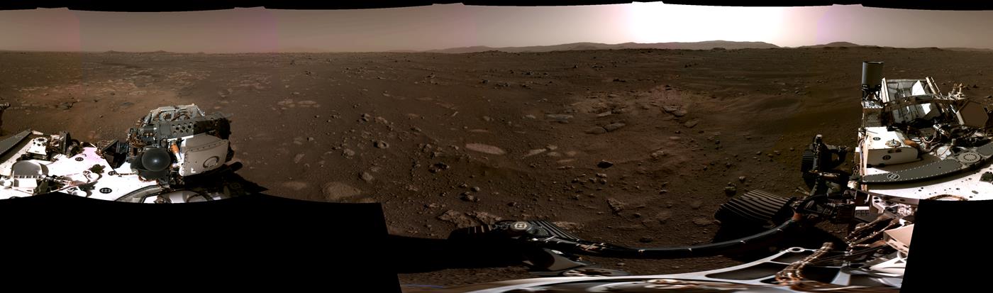 Panorama of Mars from the Perseverance rover