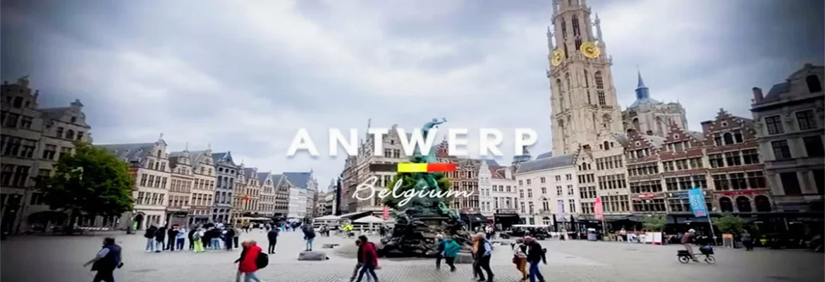 Walking in Antwerp: The Diamond City of Belgium – 4K